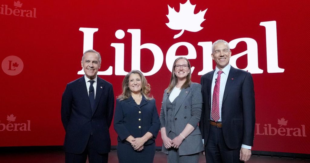 Trump, economy dominate discussion at French Liberal leadership debate |