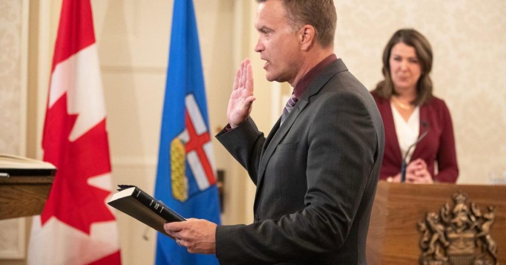 Guthrie returns to Alberta legislature after quitting cabinet, calling out government