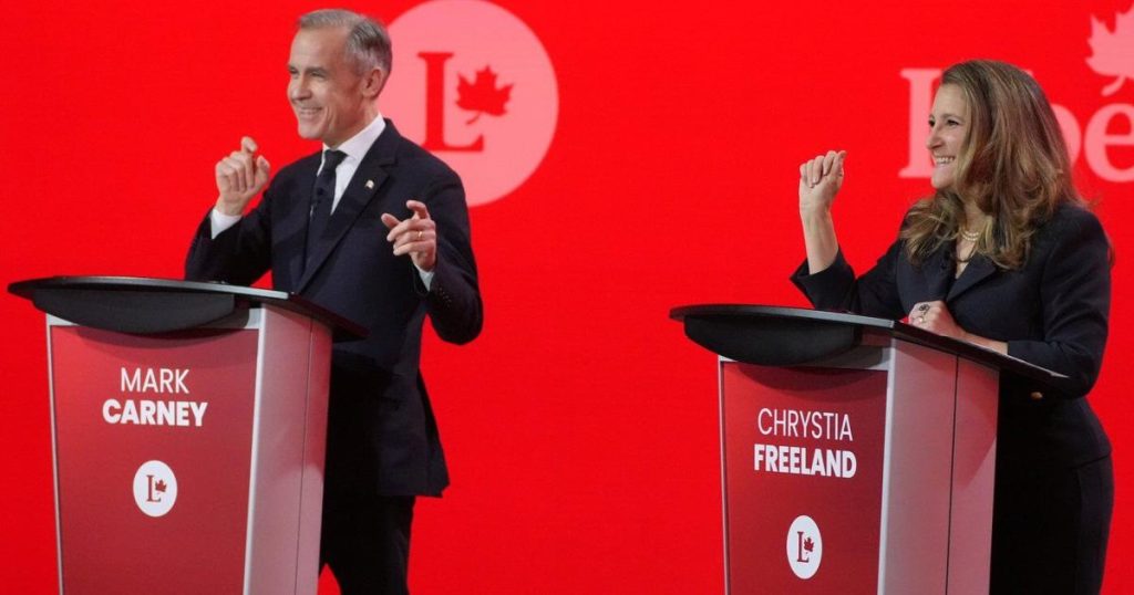 Front-runner Carney’s French under scrutiny after faux pas during Liberal debate