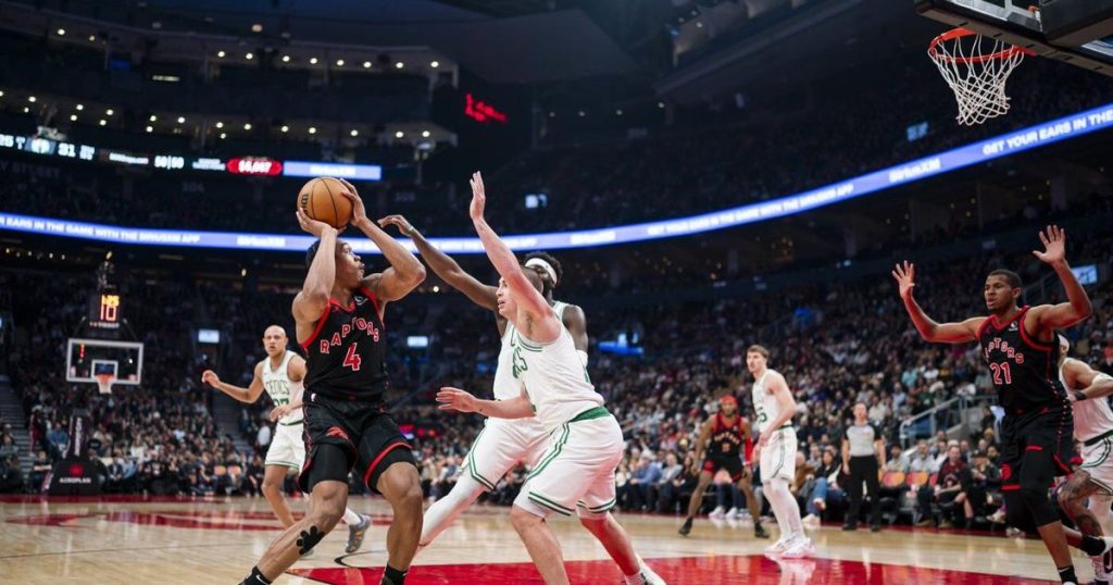 Raptors’ three-point shooting goes cold against volume-shooting Celtics