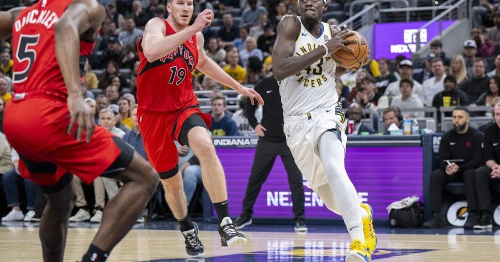 Tyrese Haliburton has 33 points and 11 assists in the Pacers’ 111-91 victory over the Raptors