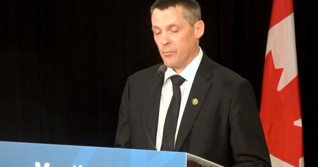 Alberta Finance Minister Nate Horner delivers the province’s 2025-26 budget at a media |