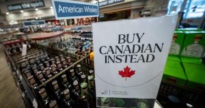 ‘Elbows up’: Canadians angry, defiant as U.S. tariffs take effect