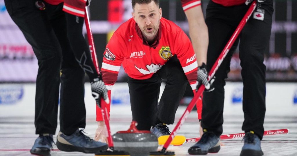 Defending champion Brad Gushue opens with victory at Montana’s Brier