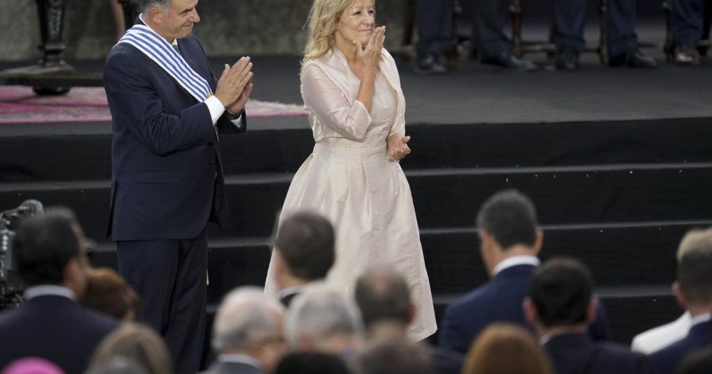 Uruguay’s new leftist president takes office, facing a financial balancing act