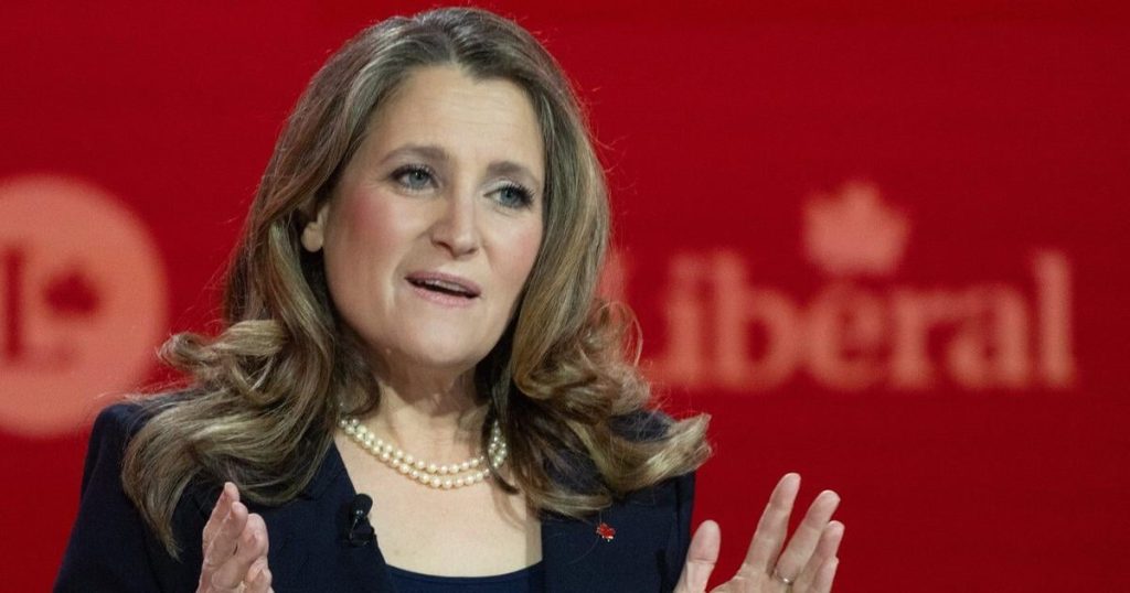 Chrystia Freeland takes shots at Poilievre, Trudeau on ‘Real Time with Bill Maher’