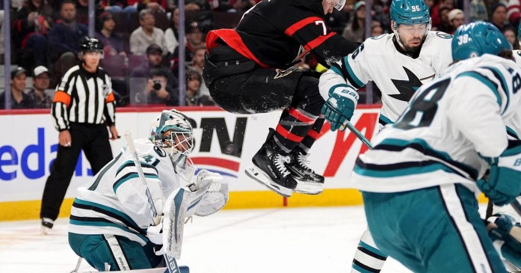 Tkachuk says Senators need to crank up the urgency after beating Sharks 5-3