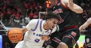 Kansas’ Zeke Mayo shows screenshots of racist, hateful messages he received after Texas Tech loss