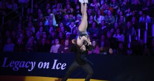 Tears flow at a poignant figure skating event in Washington benefiting victims of the DC plane crash