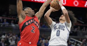 Quickley’s hot second half helps Raptors hold off Magic 104-102