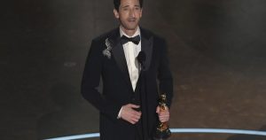 Adrien Brody wins best actor for ‘The Brutalist,’ taking home his second career Oscar
