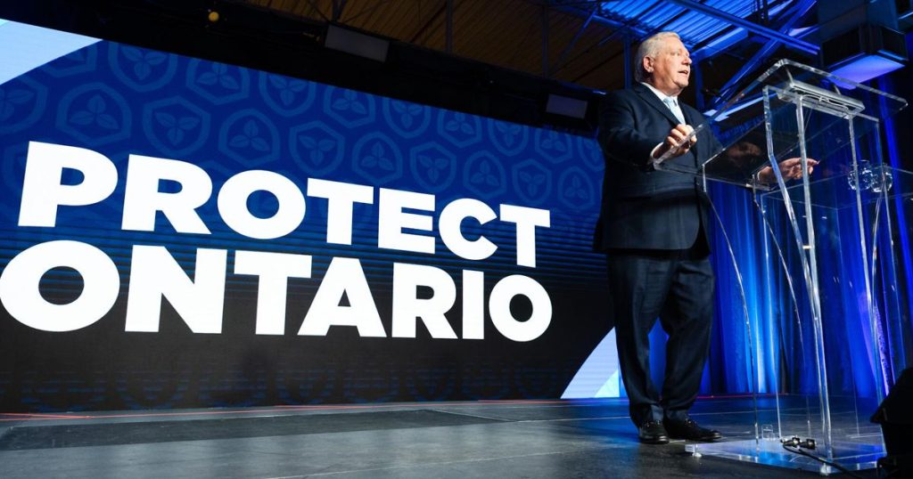 Premier Doug Ford urging Buy Ontario approach as tariffs loom |
