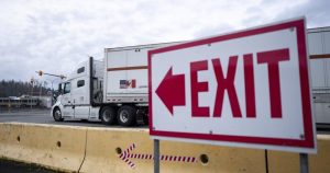 Truckers scramble for new routes as tariffs bring shipments to a halt