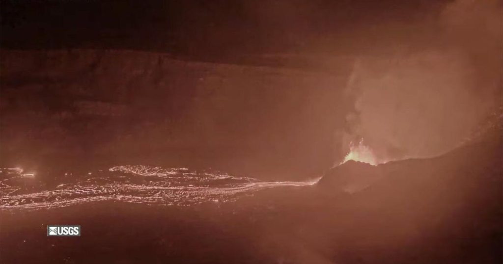 Lava fountain height soars in latest episode of Hawaii volcano eruption