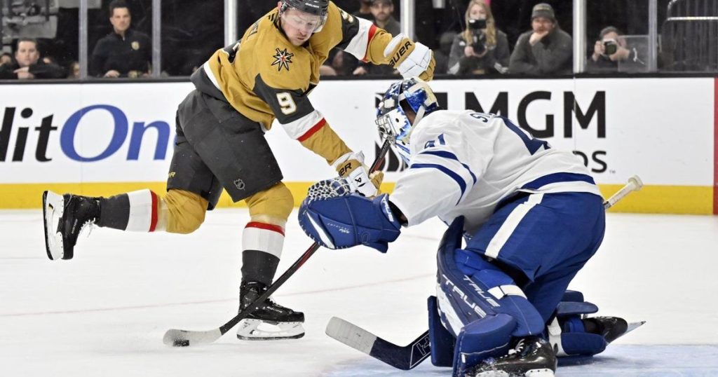 Golden Knights top Maple Leafs 5-2 for 3rd straight win