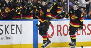 Soucy scores, Vancouver Canucks edge Anaheim Ducks 3-2