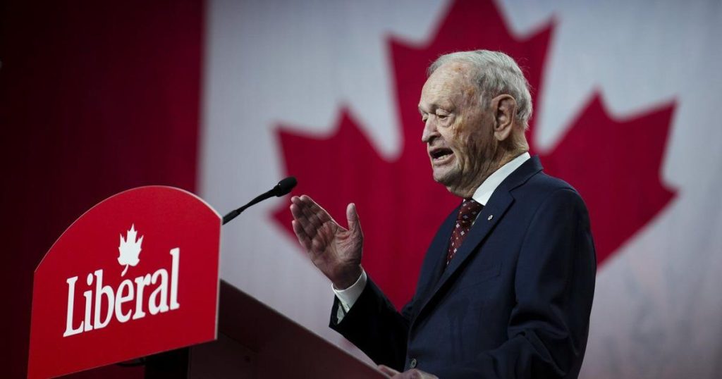 Former prime minister Jean Chrétien tells Trump to ‘stop this nonsense’