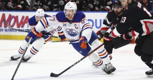 Thompson scores twice, Sabres beat Oilers 3-2 to snap six-game losing skid Thompson scores twice, Sabres beat Oilers 3-2 to snap six-game losing skid