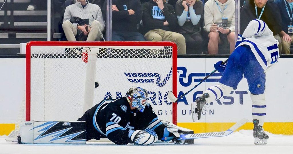 Marner scores in shootout to give Maple Leafs 4-3 win over Utah
