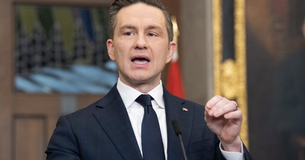 Poilievre wants to impose 50 per cent metal tariffs on U.S. after latest Trump threat