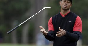 Tiger Woods says he ruptured his Achilles tendon, an injury likely to keep him out of the Masters