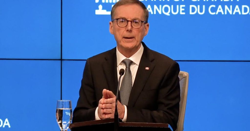 Bank of Canada governor warns of tariff shock to inflation, economy |