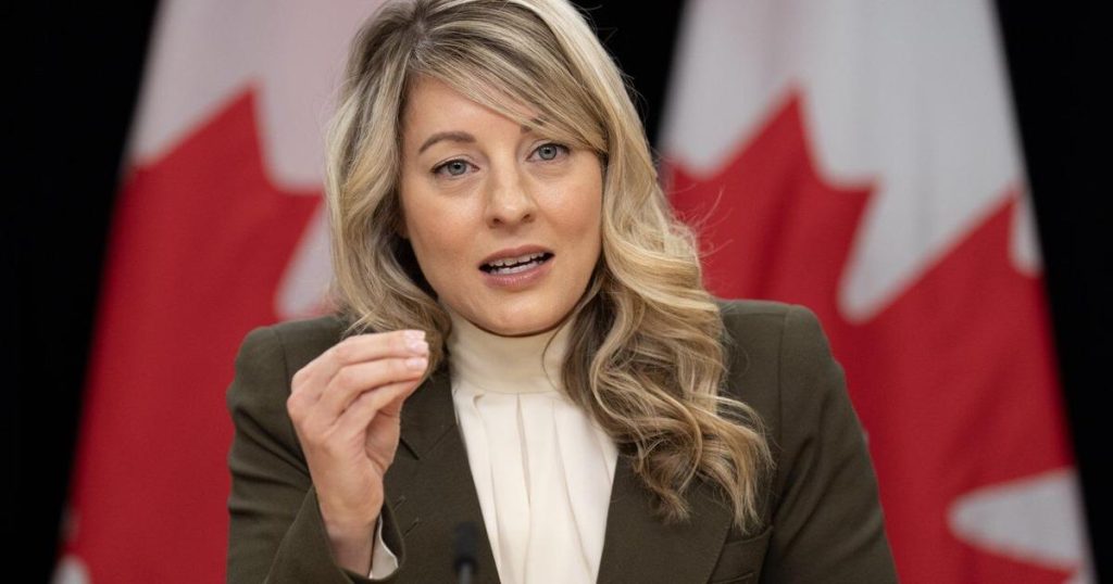 Joly says G7 foreign ministers ‘must meet the moment’ as she floats maritime projects