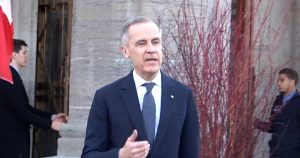 Mark Carney arrives at Rideau Hall for swearing-in ceremony