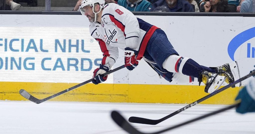 Alex Ovechkin scores 887th goal to move within 8 of breaking Wayne Gretzky’s record