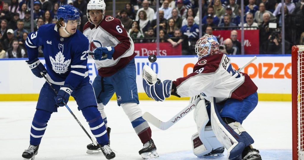 Woll stands tall, Lorentz scores short-handed winner as Maple Leafs down Avalanche