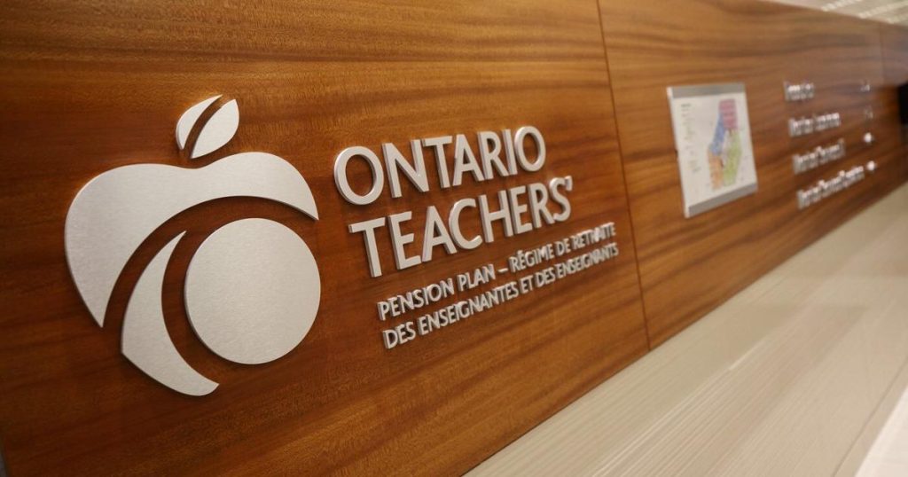 Ontario Teachers’ earned 9.4 per cent in 2024, fell short of benchmark