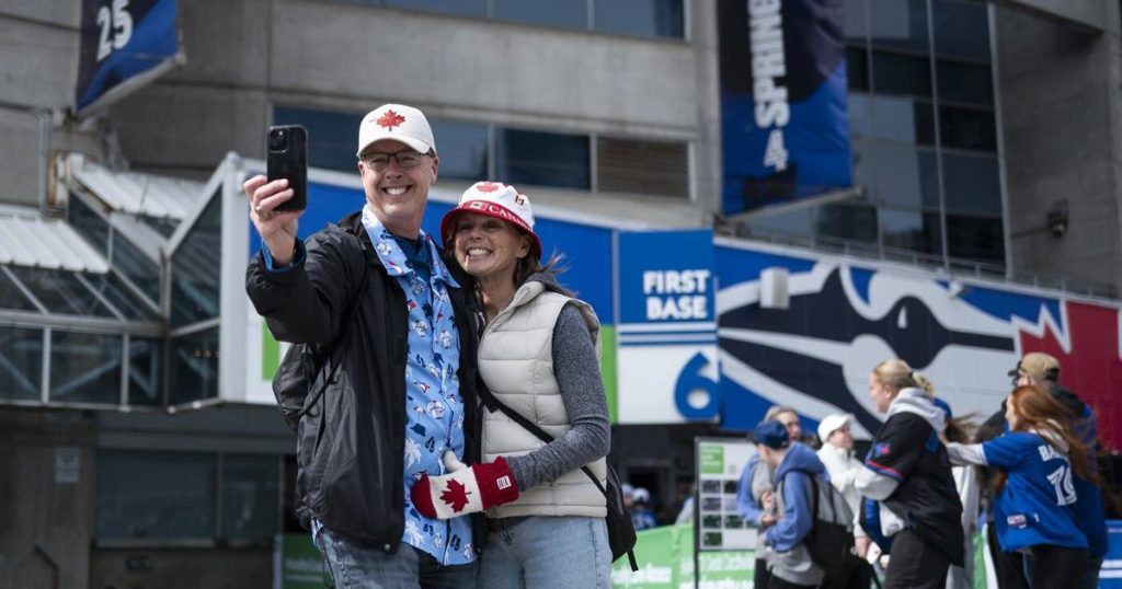 Fans boo U.S. anthem before Blue Jays home opener at Toronto’s Rogers Centre