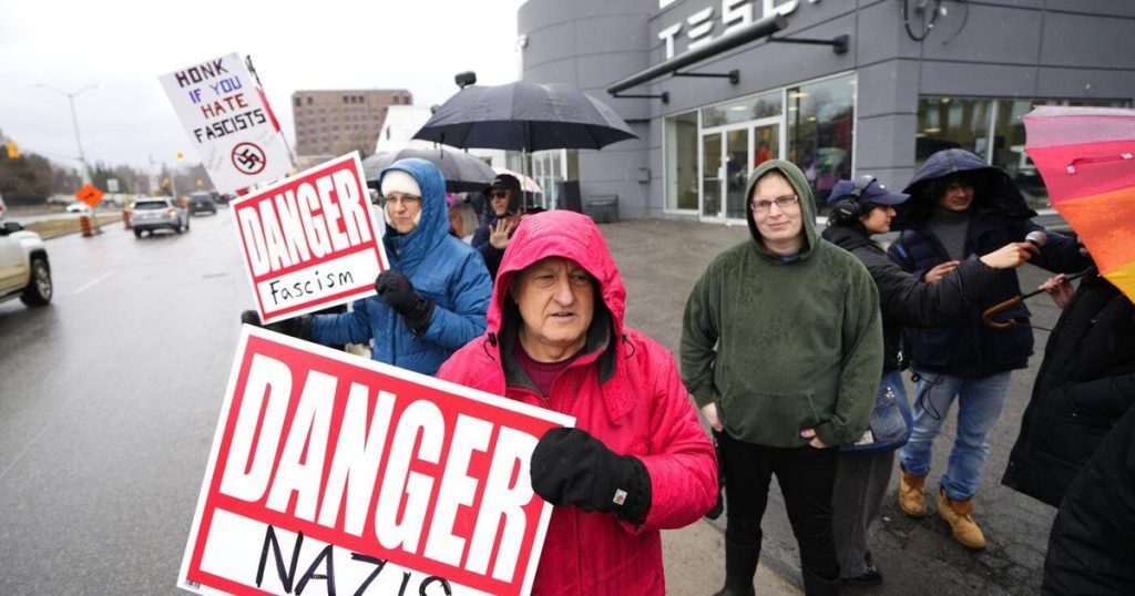 Vancouver police deploying big presence to ‘maintain order’ at anti-Tesla protests