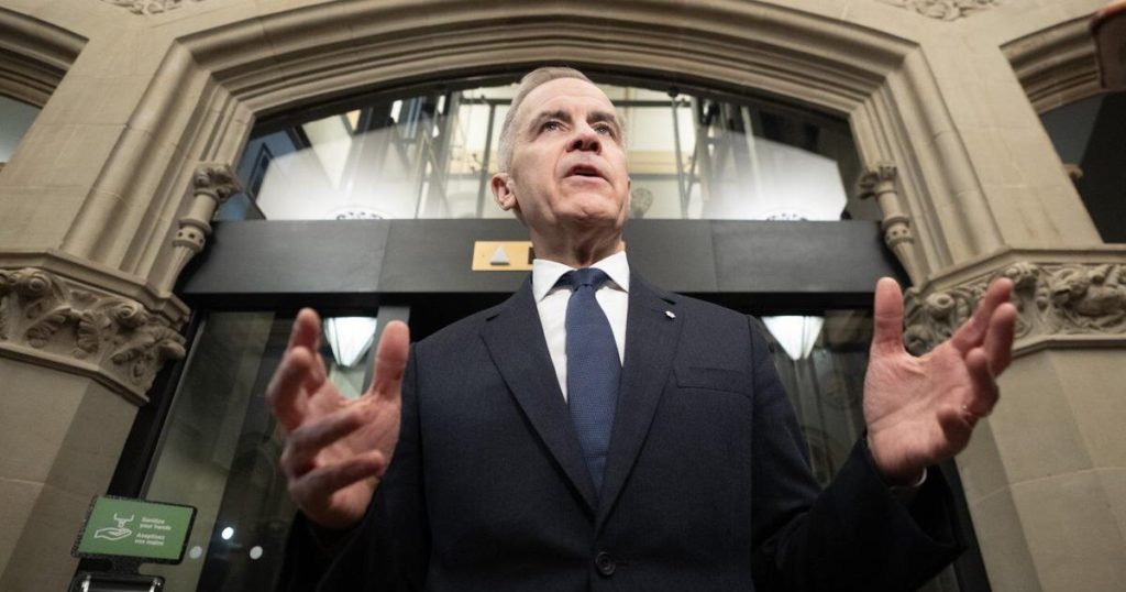 Prime Minister Mark Carney says Canada will match U.S. auto tariffs