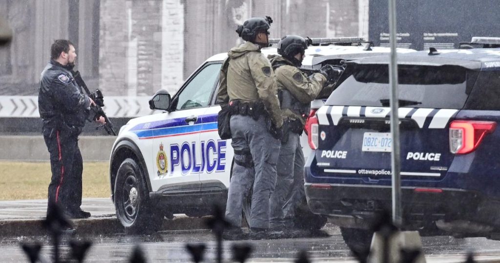 Police charge man after Parliament Hill lockdown