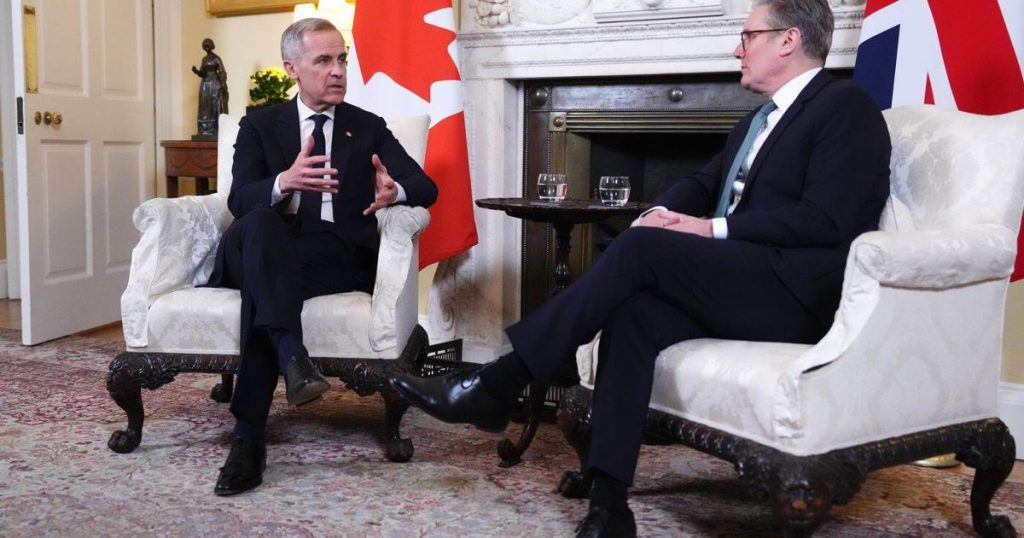Carney, Starmer discuss deeper trade ties in response to Trump’s tariff war
