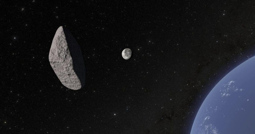 New observations show the asteroid that won’t hit Earth resembles a spinning hockey puck