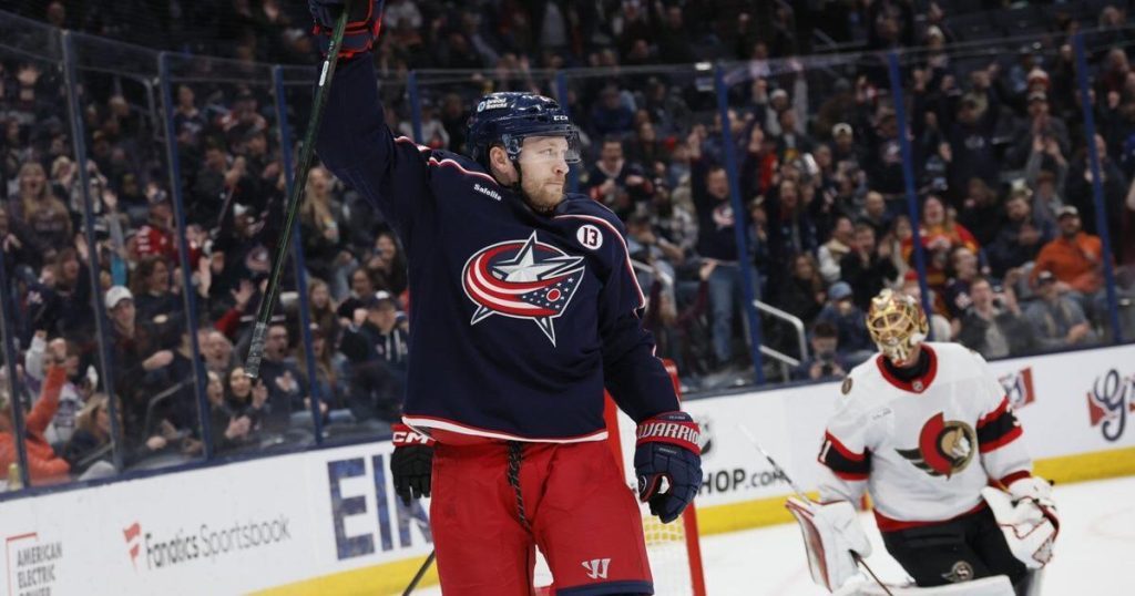 Olivier and Danforth lead Blue Jackets to 5-2 win over Senators to snap 3-game skid