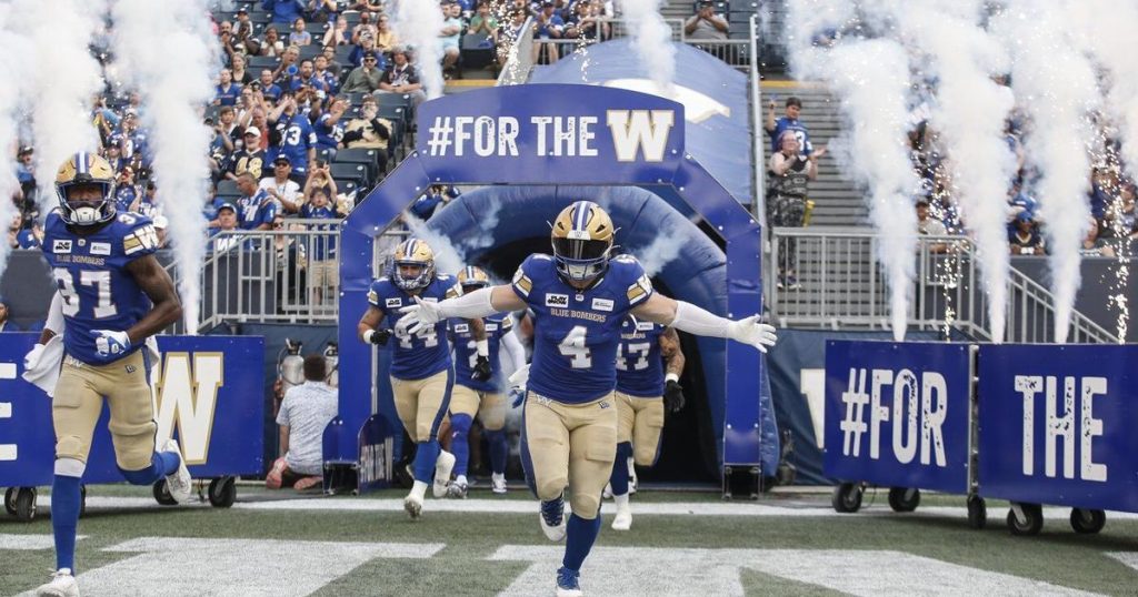 Winnipeg Blue Bombers posted -million operating profit last season