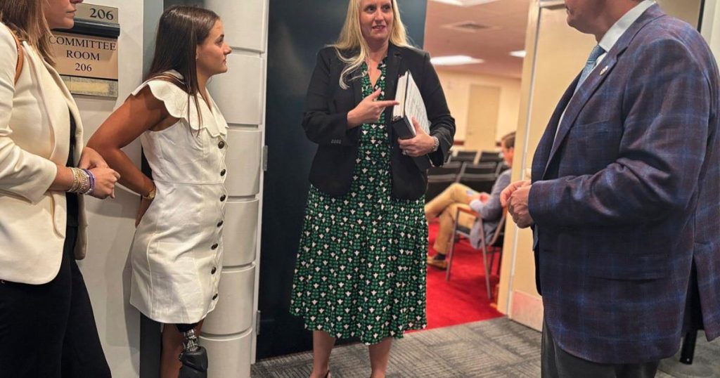 Shark attack survivor presses her state for an alert system to keep people safe in the water