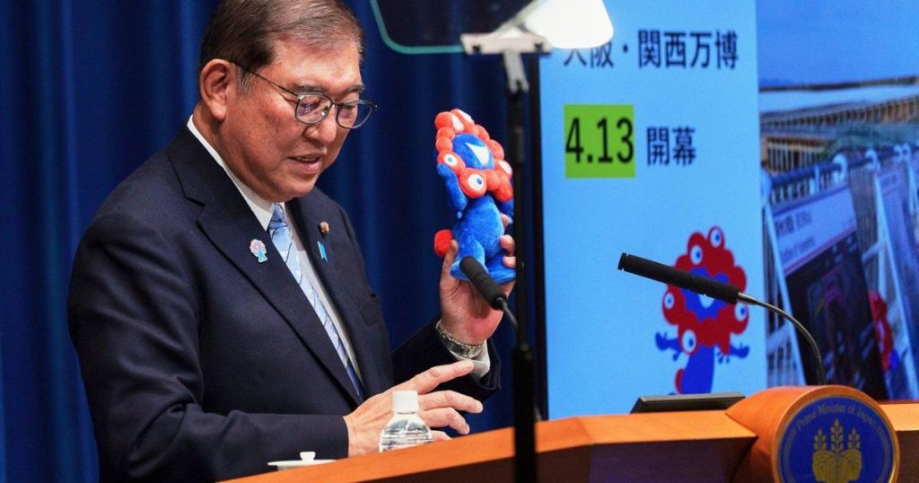 Japanese leader says he hopes Osaka expo will help reunite a divided world