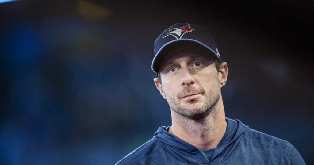Jays starter Scherzer encouraged after throwing this week, to visit hand specialist