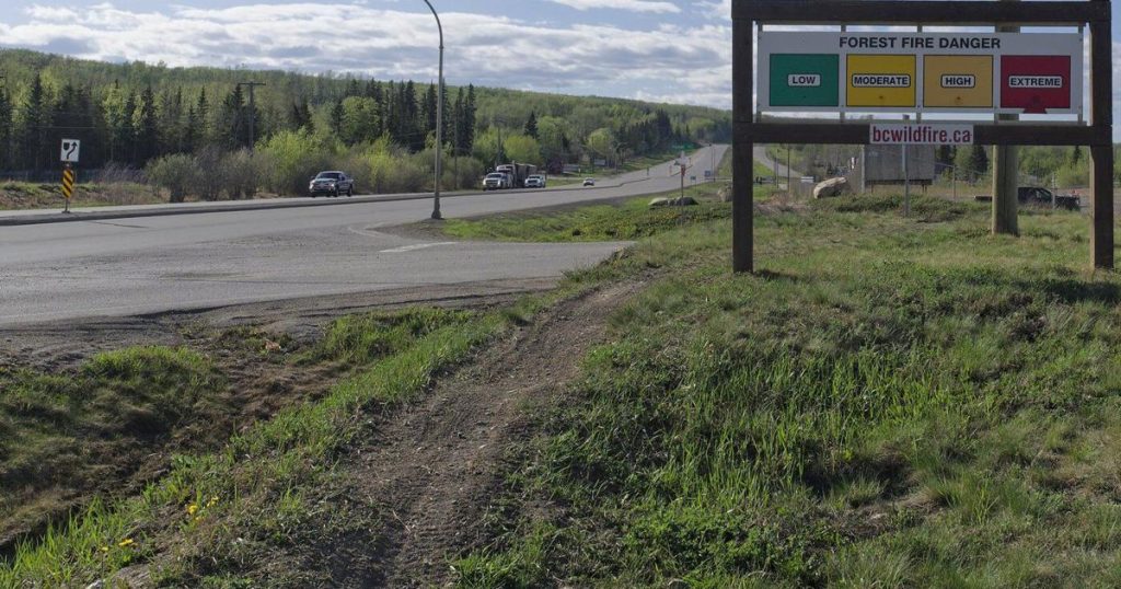 Wildfire prompts evacuations in Fort St. John, B.C., city says