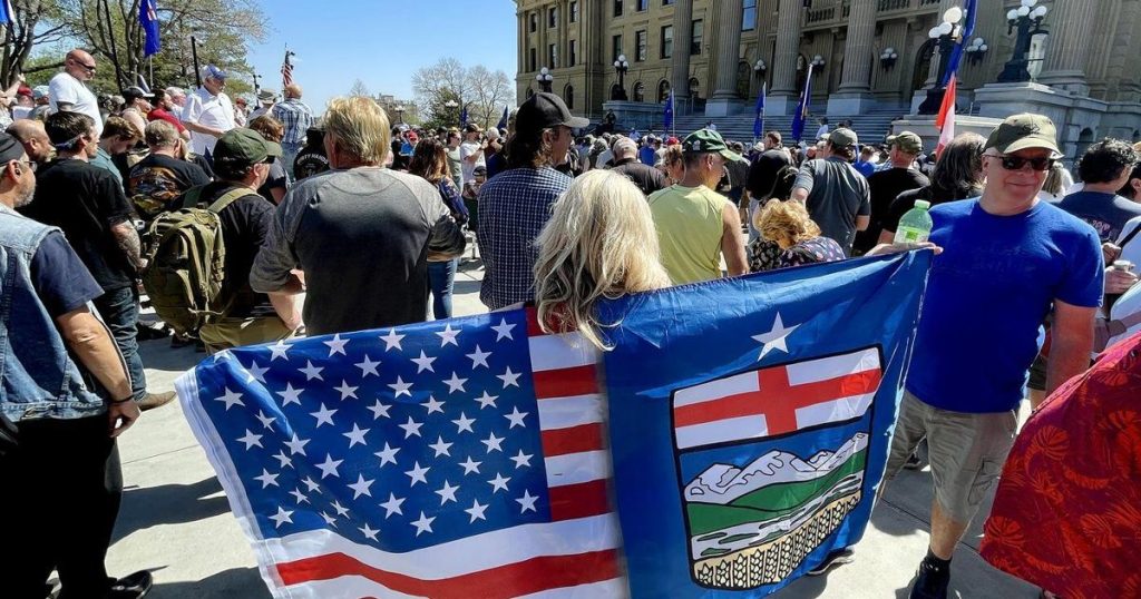Albertans rally for separation, saying things won’t change under Confederation