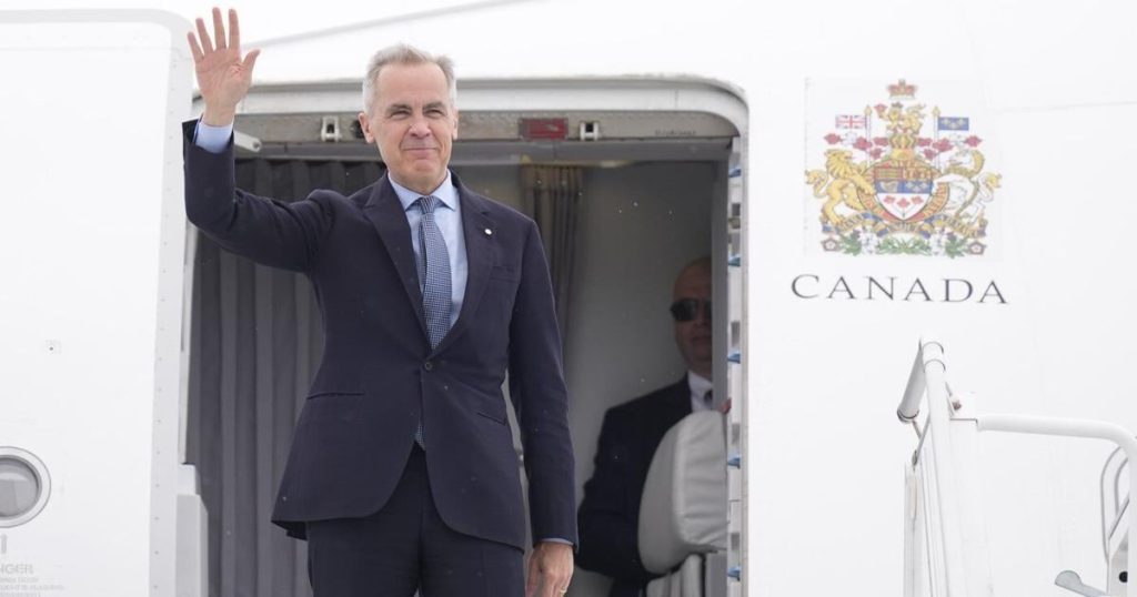 Carney arrives in Washington for Trump meeting on Tuesday