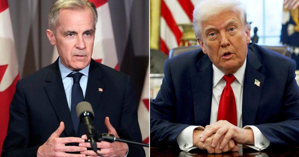 The Latest: Carney meets with Trump in Washington to talk trade, security