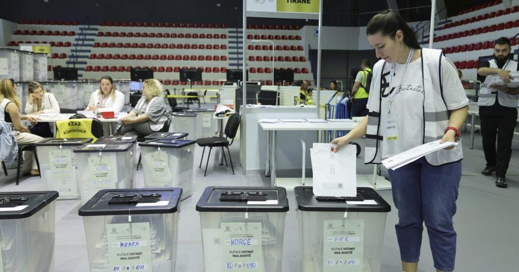 Voting ends in Albania’s election after a campaign dominated by uphill efforts to join the EU