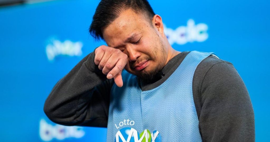 B.C. winner of record M lottery jackpot quits job, vows to give back to community