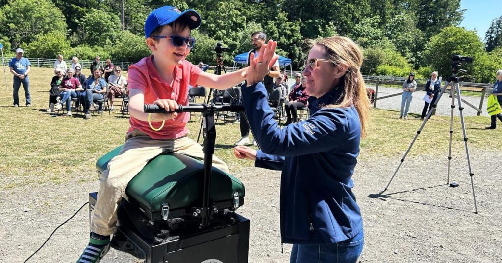 Innovative horse simulator helps riders with disabilities get in the saddle