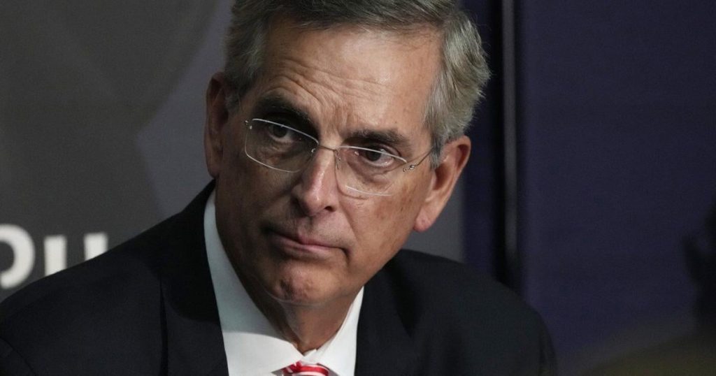 Georgia GOP’s attempt to block Brad Raffensperger from running as a Republican may go nowhere